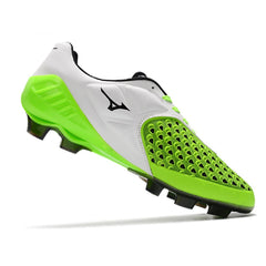 Mizuno Wave Ignitus 4 White and Green Firm Ground FG Football Boot