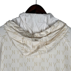 NY Beige Gold Windbreaker Jacket
