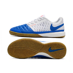 Nike Lunar Gato II IC White and Blue Indoor IC Football Boot