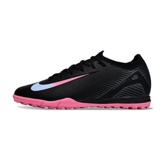 Nike Zoom Mercurial Vapor 16 Elite Black Blue and Pink Turf TF Football Boot