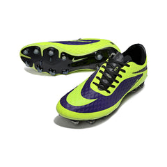 Nike Phantom Hypervenom Elite Light Green and Purple Firm Ground FG Football Boot