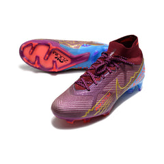 Nike Zoom Mercurial Superfly 9 Elite Purple Mbappe Firm Ground FG Kids Football Boot