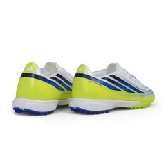 Adidas F50 Hyperfast Elite White and Green Pack Turf TF Football Boot