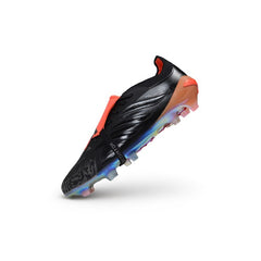 Adidas Predator 26 Tongue Elite Black and Orange Firm Ground FG Football Boot
