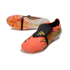 Adidas Predator 26 Elite Tongue Orange and Golden Firm Ground FG Football Boot
