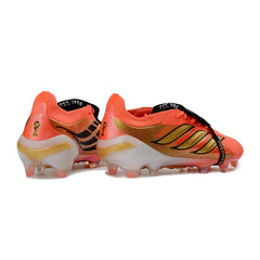 Adidas Predator 26 Elite Tongue Orange and Golden Firm Ground FG Football Boot