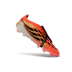 Adidas Predator 26 Elite Tongue Orange and Golden Firm Ground FG Football Boot