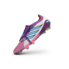 Adidas Predator 26 Elite Purple and White Firm Ground FG Football Boot