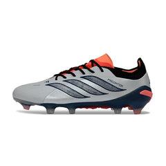 Adidas Predator 26 Elite Silver and Orange Firm Ground FG Football Boot