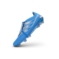 Adidas Predator 27 Elite Tongue Light Blue and White Firm Ground FG Football Boot
