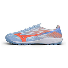 Mizuno Alpha III Elite White and Blue Turf TF Football Boot