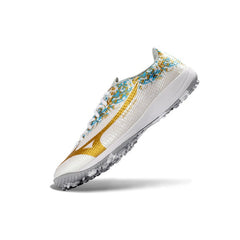 Mizuno Alpha III Elite White and Yellow Turf TF Football Boot