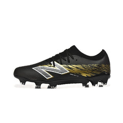 New Balance Furon Team V8 Black and Golden Firm Ground FG Football Boot