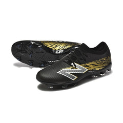 New Balance Furon Team V8 Black and Golden Firm Ground FG Football Boot