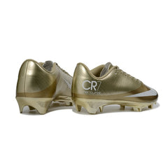Nike Air Zoom Mercurial Vapor 16 Elite CR7 Golden Firm Ground FG Kids Football Boot