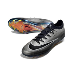Nike Air Zoom Mercurial Vapor 17 Elite Black and Silver Firm Ground FG Football Boot