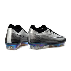 Nike Air Zoom Mercurial Vapor 17 Elite Black and Silver Firm Ground FG Football Boot