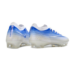 Nike Air Zoom Mercurial Vapor 17 Elite White and Blue Firm Ground FG Football Boot