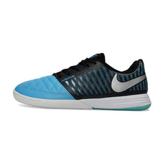 Nike Lunar Gato II Black and Blue Indoor IC Football Boot