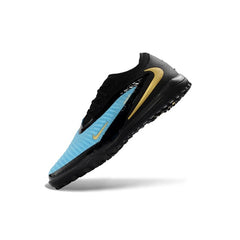Nike Phantom 6 Elite Black and Blue Turf TF Football Boot