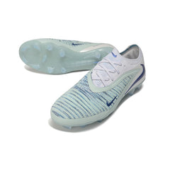 Nike Phantom 6 Elite White and Light Blue Firm Ground FG Football Boot