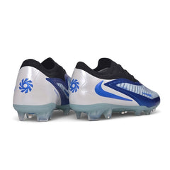 Nike Phantom 6 Elite White, Blue and Black Firm Ground FG Football Boot