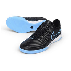 Nike Tiempo Reactgato Black and Blue Indoor IC Football Boot
