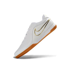 Nike Tiempo Reactgato White and Orange Indoor IC Football Boot