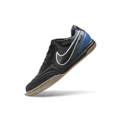 Nike Tiempo Streetgato Black and Blue Indoor IC Football Boot
