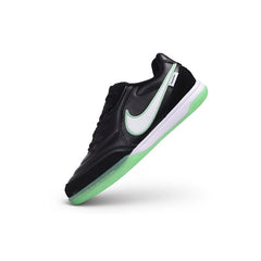 Nike Tiempo Streetgato Black and Green Indoor IC Football Boot