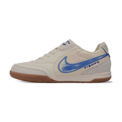 Nike Tiempo Streetgato Gray and Blue Indoor IC Football Boot