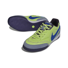 Nike Tiempo Streetgato Green and Blue Indoor IC Football Boot