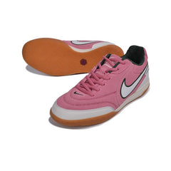 Nike Tiempo Streetgato Pink and White Indoor IC Football Boot