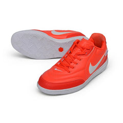Nike Tiempo Streetgato Red and White Indoor IC Football Boot