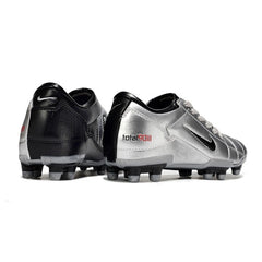 Nike Total 90 III Silver and Black Firm Ground FG Football Boot