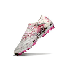 Puma Future 8 Elite White and Pink Multi Ground MG Football Boot