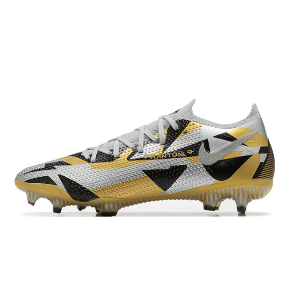 Chuteira Campo Nike Phantom GT 2 Elite FG Amarela,Cinza e Preta - VN Esportes