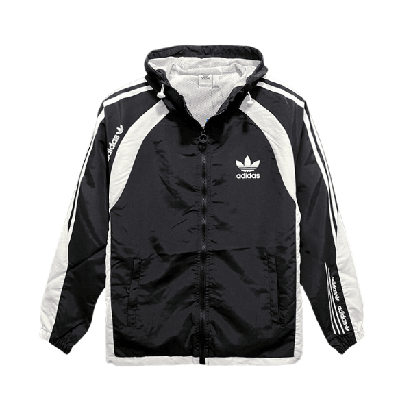 Corta Vento Adidas Preto e Branco - VN Esportes