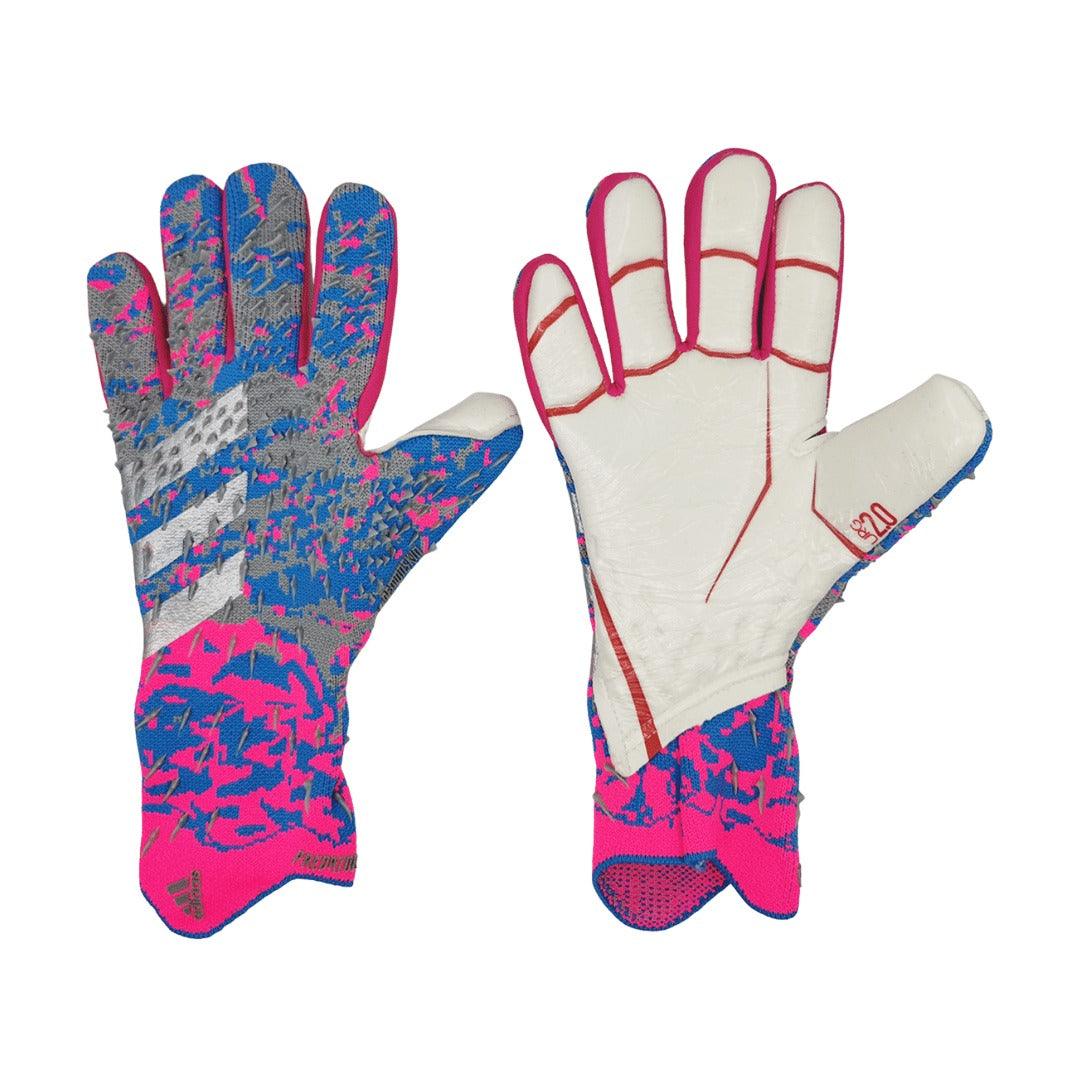 Predator Freak Pro Handschuh in Rosa und Blau - VN Esportes