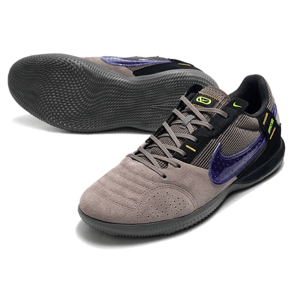 Chuteira Futsal Nike Streetgato IC Cinza e Roxa - VN Esportes
