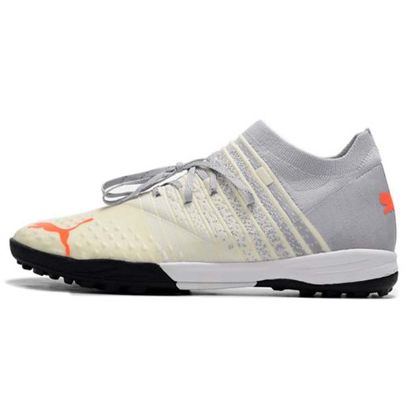 Puma Future Z 1.3 TF Fußballschuhe in Weiß und Grau - VN Esportes